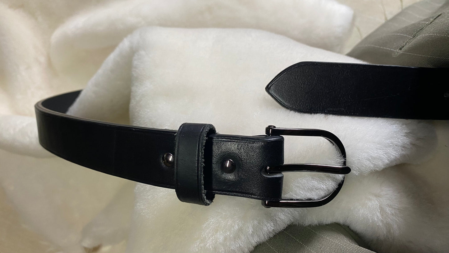 Ceinture en cuir épais